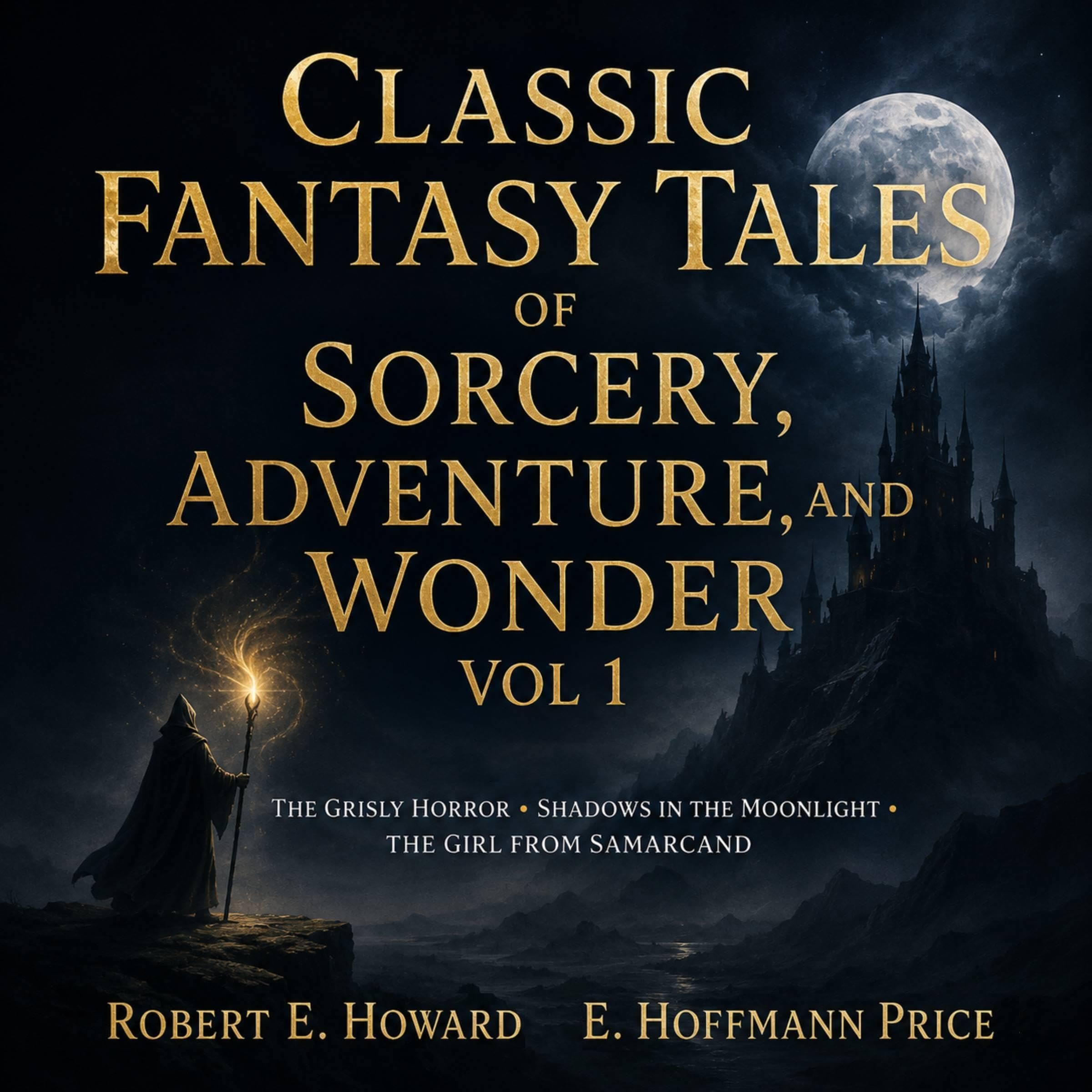 Cover art for Classic Fantasy Tales of Sorcery, Adventure, and Wonder, Vol 1