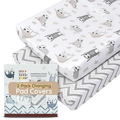 Funda para cambiador de bebé, sábana de mesa de 32 x 16 pulgadas, bolsillo profundo de 8 pulgadas, funda para cambiador de pañales, sábanas 100%