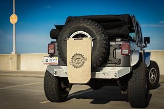 SPIDERWEBSHADE Mesh TrailSac - Exterior Storage Bag Accessory for Trail Gear - Wrangler Bronco UTV ATV Heavy Duty Dry-Wet Trash Sack for Camping, Beach, Outdoor - Made in America - (Tan)