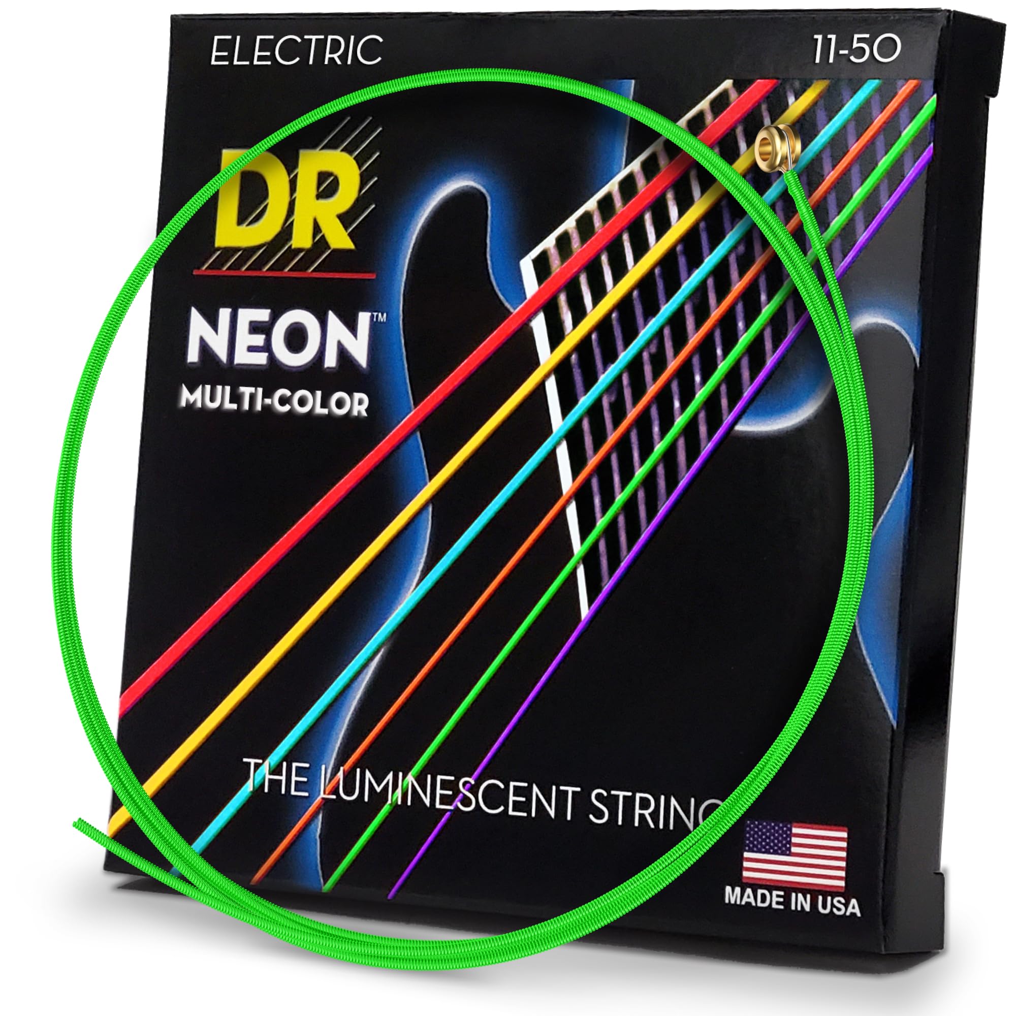 NEON BASS Guitar Strings MULTI-COLOR (D… Amazon.com: DR Strings HI-DEF NEON Bass Guitar Strings