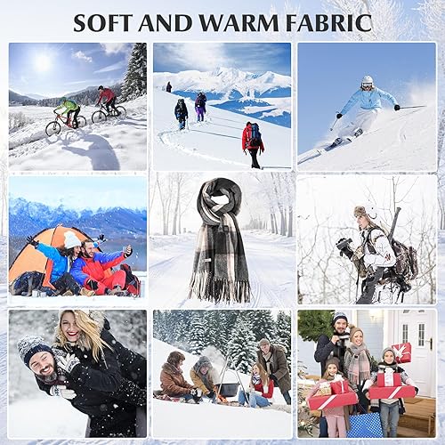 Miniatura 6 de MuroMucci Heated Scarf for Women Rechargeable Neck Warmer, Scarves for Men Winter Warm Intelligent Electric Heating Scarf