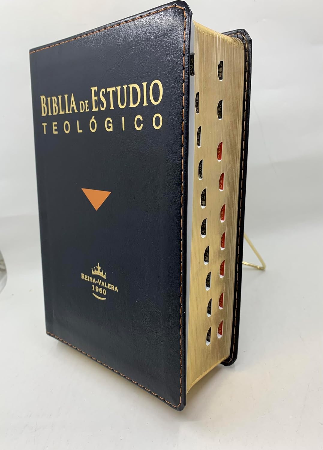 Biblia de Estudio Teologico (Spanish Edition)      Leather Bound – January 1, 2021