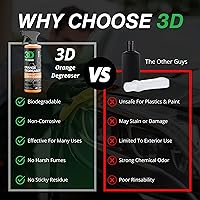 Vista 3 de 3D Desengrasante naranja – Limpiador de automóvil a base de cítricos para aceite, grasa, suciedad y adhesivos – A base de agua, no corrosivo