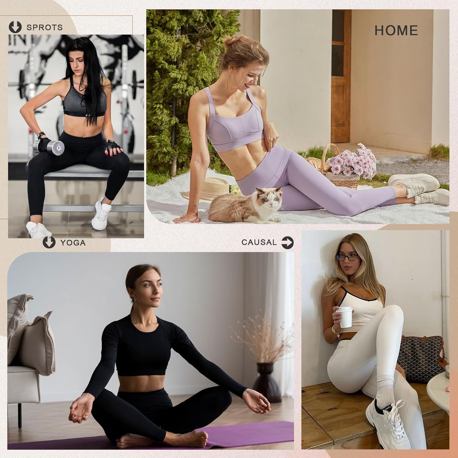 DHSO High Waisted Leggings for Women – Full/Knee Length Capri Tummy Control Buttery Soft Yoga Pants for Workout Athletic - Image 7