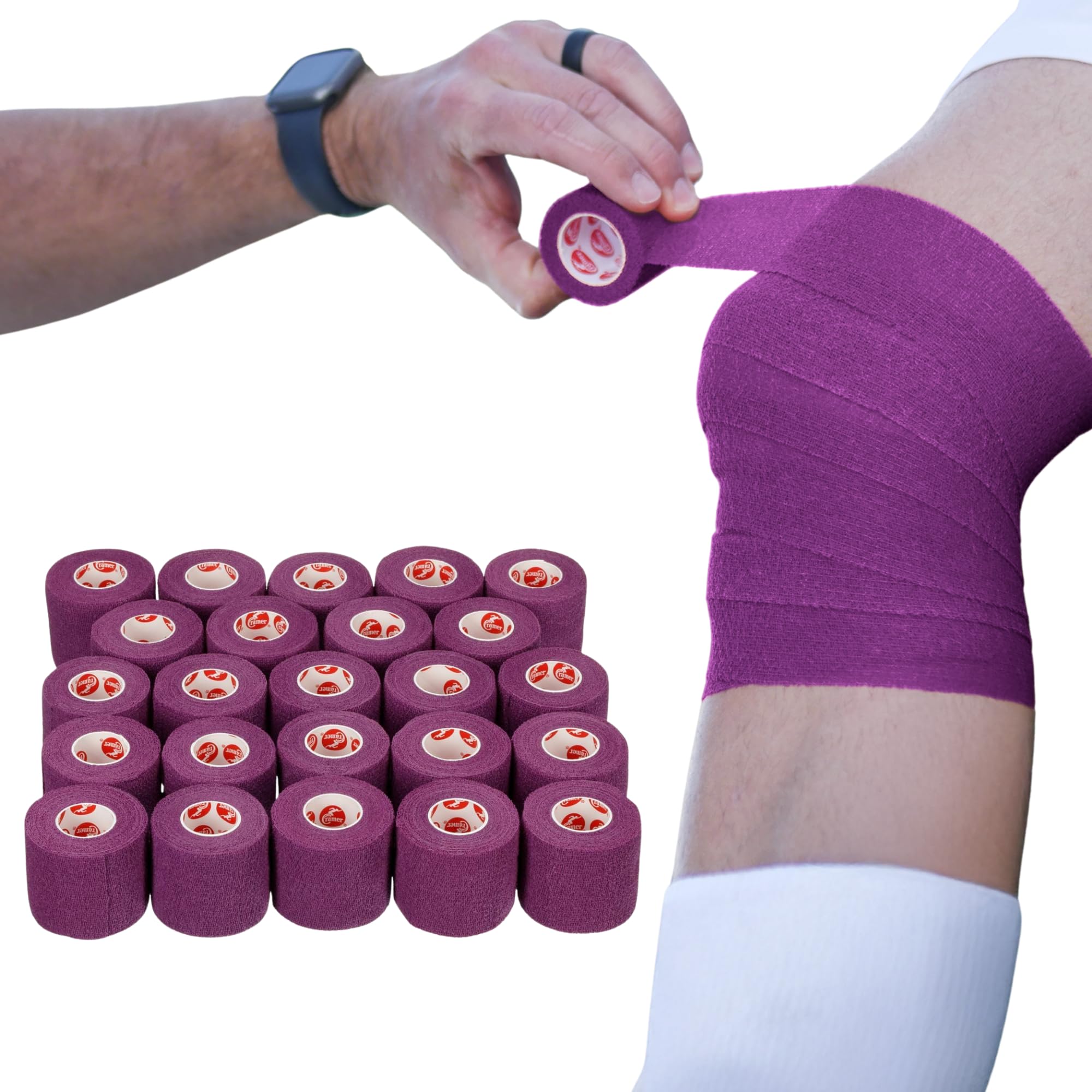 Eco-Flex Stretch Tape: Adhesive-Free Sports Wrap -12