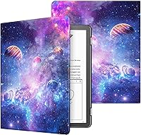 Vista 104 de Funda para Kindle básico de 6 pulgadas (11.ª generación), múltiples ángulos, piel sintética, delgada, con función de encendido y apagado automático