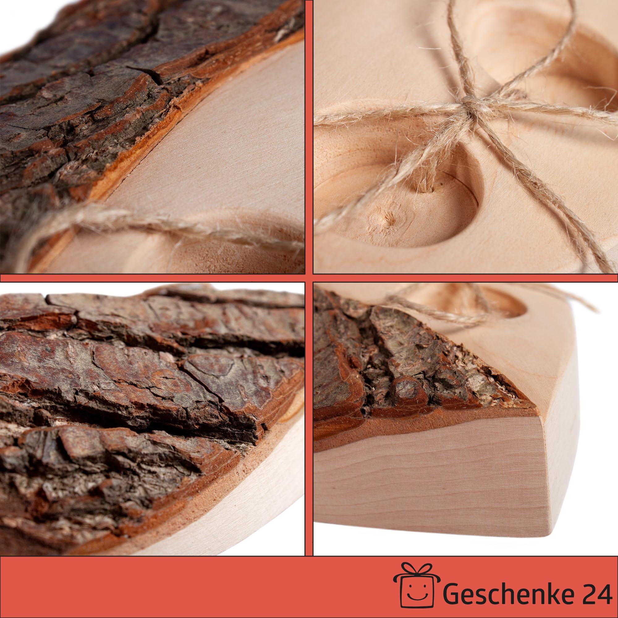 Personalisiertes Holz Herz Ringkissen zur Hochzeit | Graviert mit Namen des Brautpaares und Hochzeitsdatum | Boho Trauringkissen für Hochzeitsringe | Vintage Ringhalter Trauung Zeremonie Standesamt
