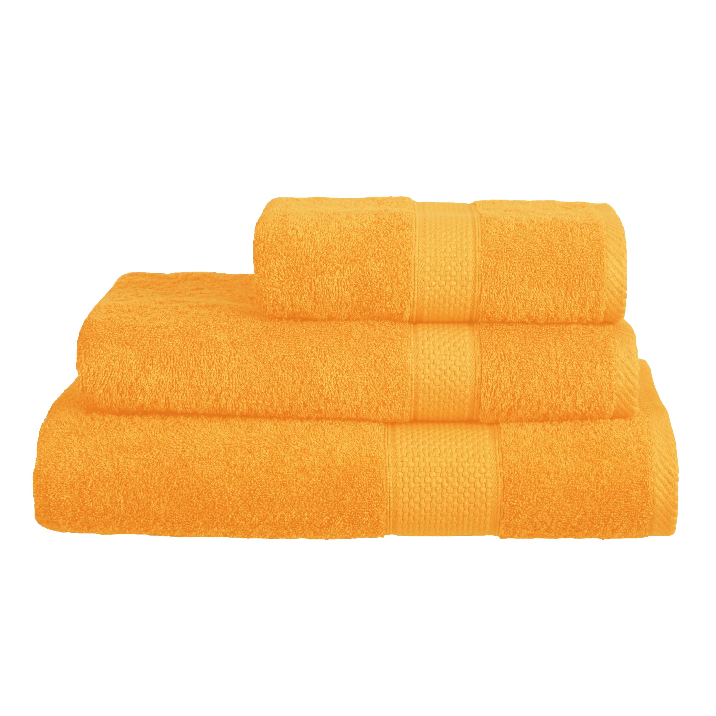 Linens Limited - Hand Towel for Bathroom and for Kitchen, Great as Face Towel, Guest Towel, and More, Turkish Cotton, Soft and Luxurious, Super Absorbent, Machine Washable (Ochre)