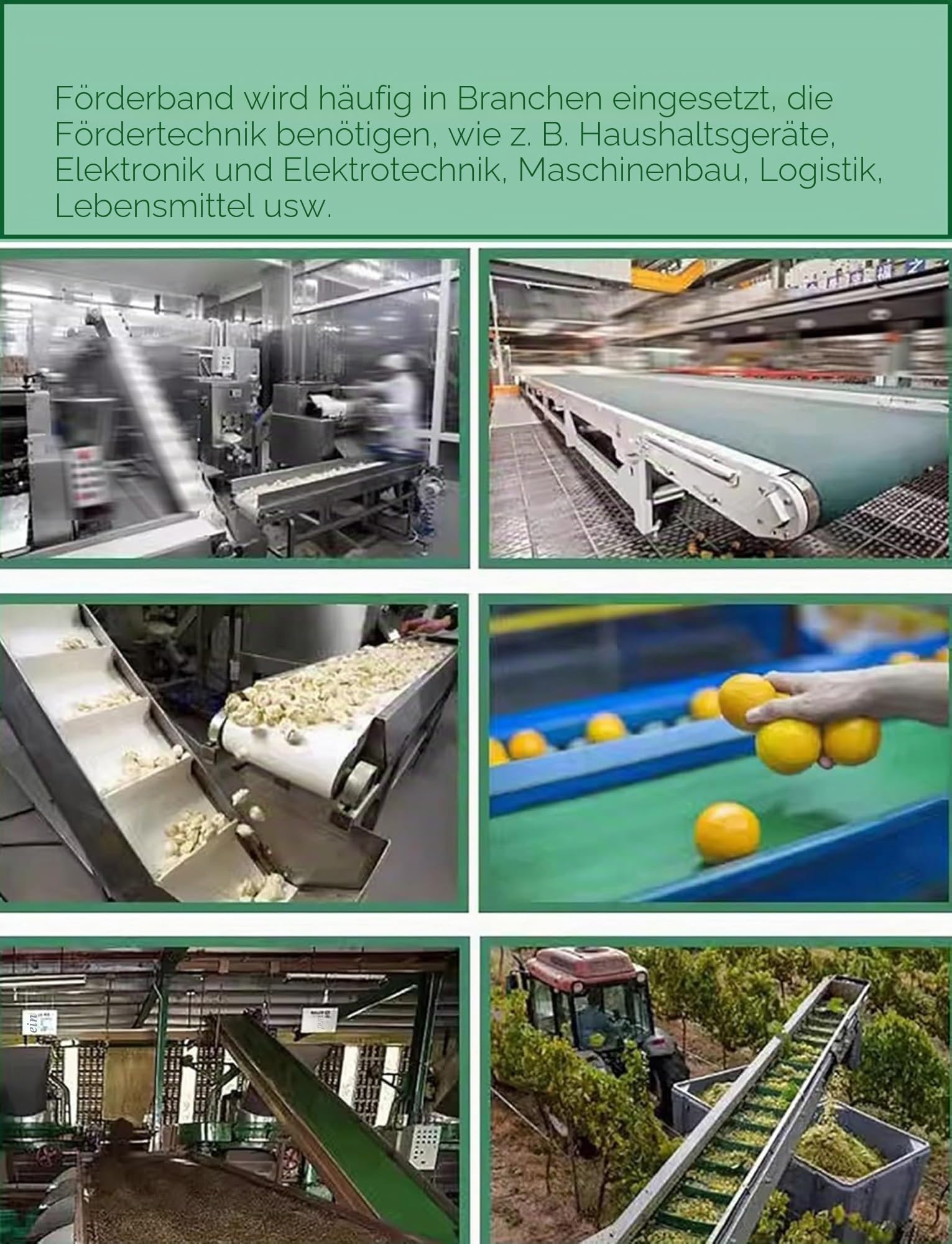 Generisch Leichtes, flaches Förderband aus grünem PVC, 2 mm Dickes industrielles Förderband for Fließbänder, Verpackung, Lebensmittelverarbeitung und Materialhandhabung(50x100x0.2cm)