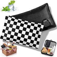 VIHOSE 2 Pcs Ice Packs for Lunch Box Back to School Soft Cooler Bag Reusable Lightweight Long Lasting Cold Bottle Ice Pack for Lunch Cooler Bag Camping Mailing Coolers