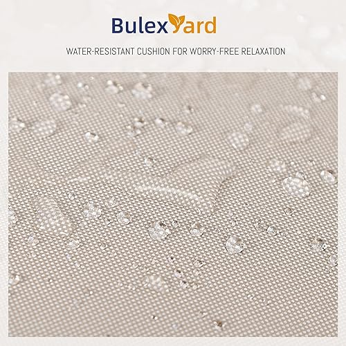 Miniatura 7 de Silla colgante de huevo, de mimbre y ratán, cojines resistentes a los rayos ultravioleta, capacidad de 350libras, para dormitorio, balcón, patio,