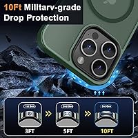 Vista 470 de MOCCA - Funda magnética resistente para iPhone XR de 6.1 pulgadas, compatible con MagSafe, funda con protección contra caídas de grado militar