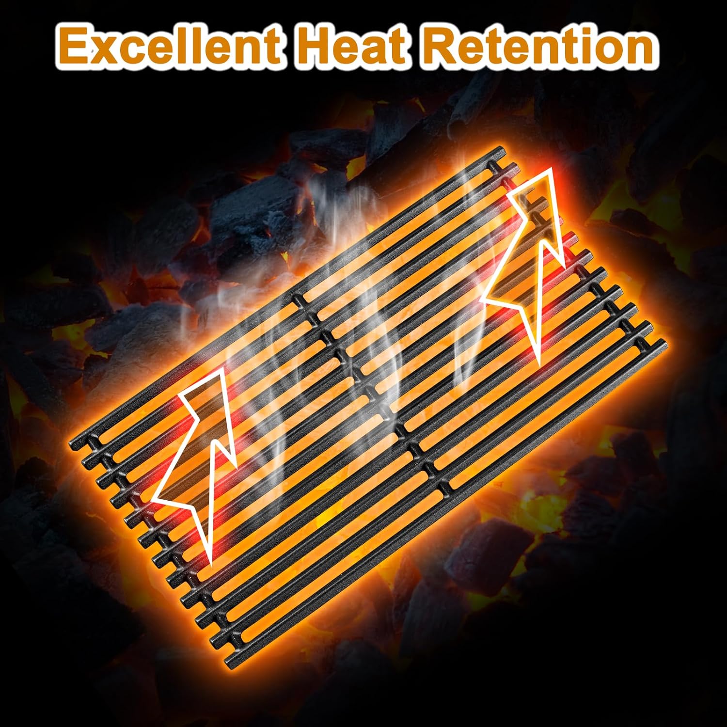 463242716 Grill Grates Replacement Parts for Charbroil Tru Infrared Grates 17 Inch 4 Burner 463436213 463439914 463439915 463436214 463436215 Nexgrill 720-0882A Members Mark 720-0830G Cooking Grates