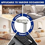 Handheld Vacuum Cleaner Cordless Powerful 22000Pa Strong Cyclonic Suction Blowing Hand Held Vacuum Cordless Mini Car Vacuum Portable Rechargeable Lightweight for Pet Hair Vehicle Home Office