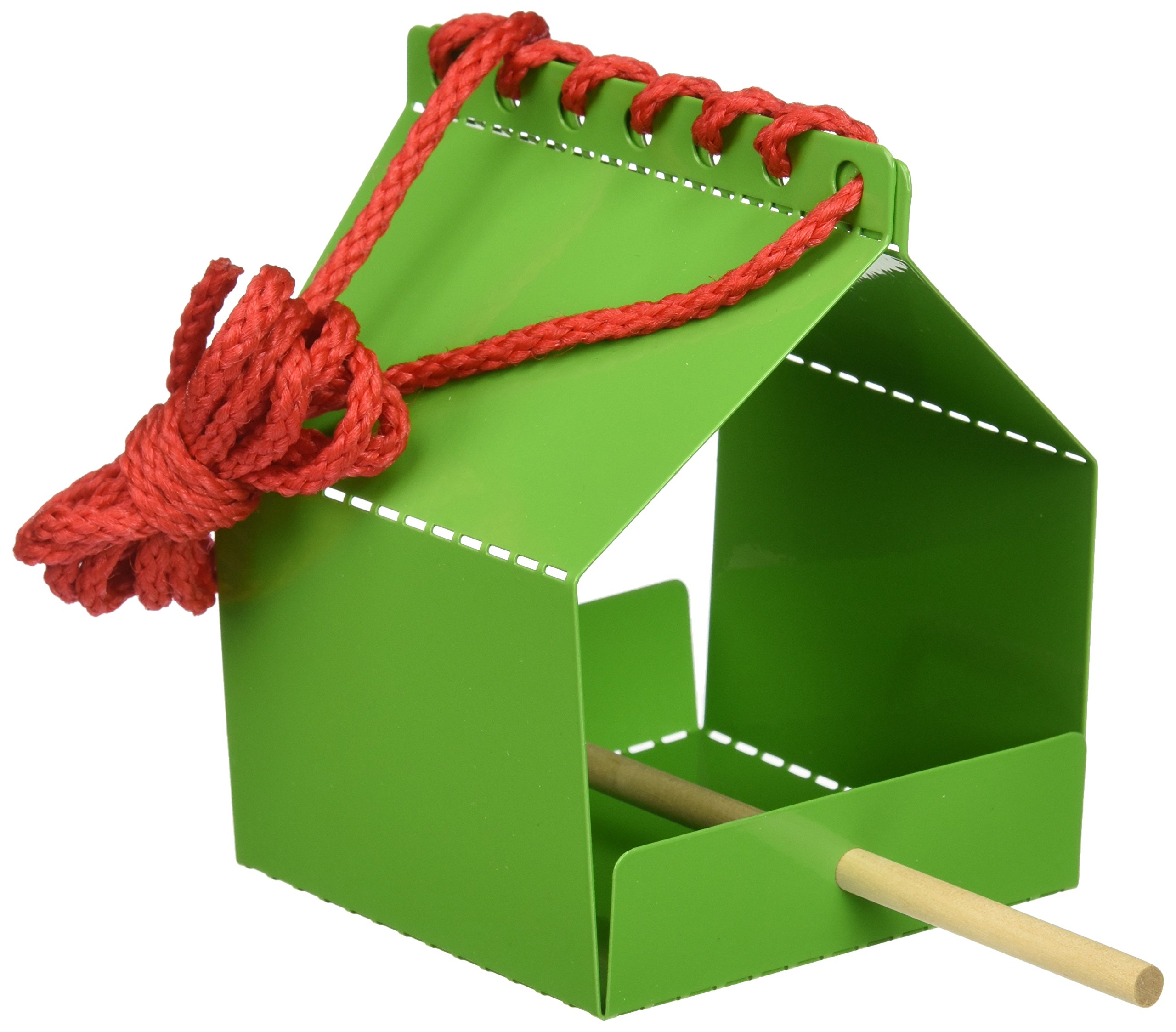 BRDI Fold It Yourself Bird Feeder, Green