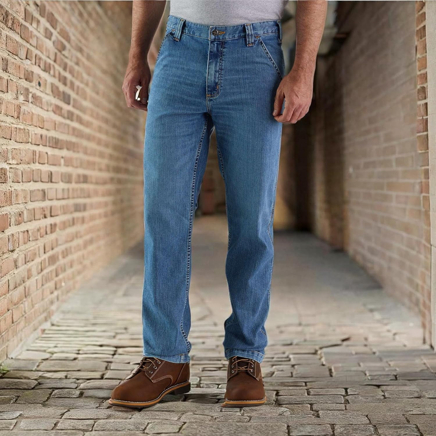 Carhartt Men's Rugged Flex Relaxed Fit Utility Jean - Image 7