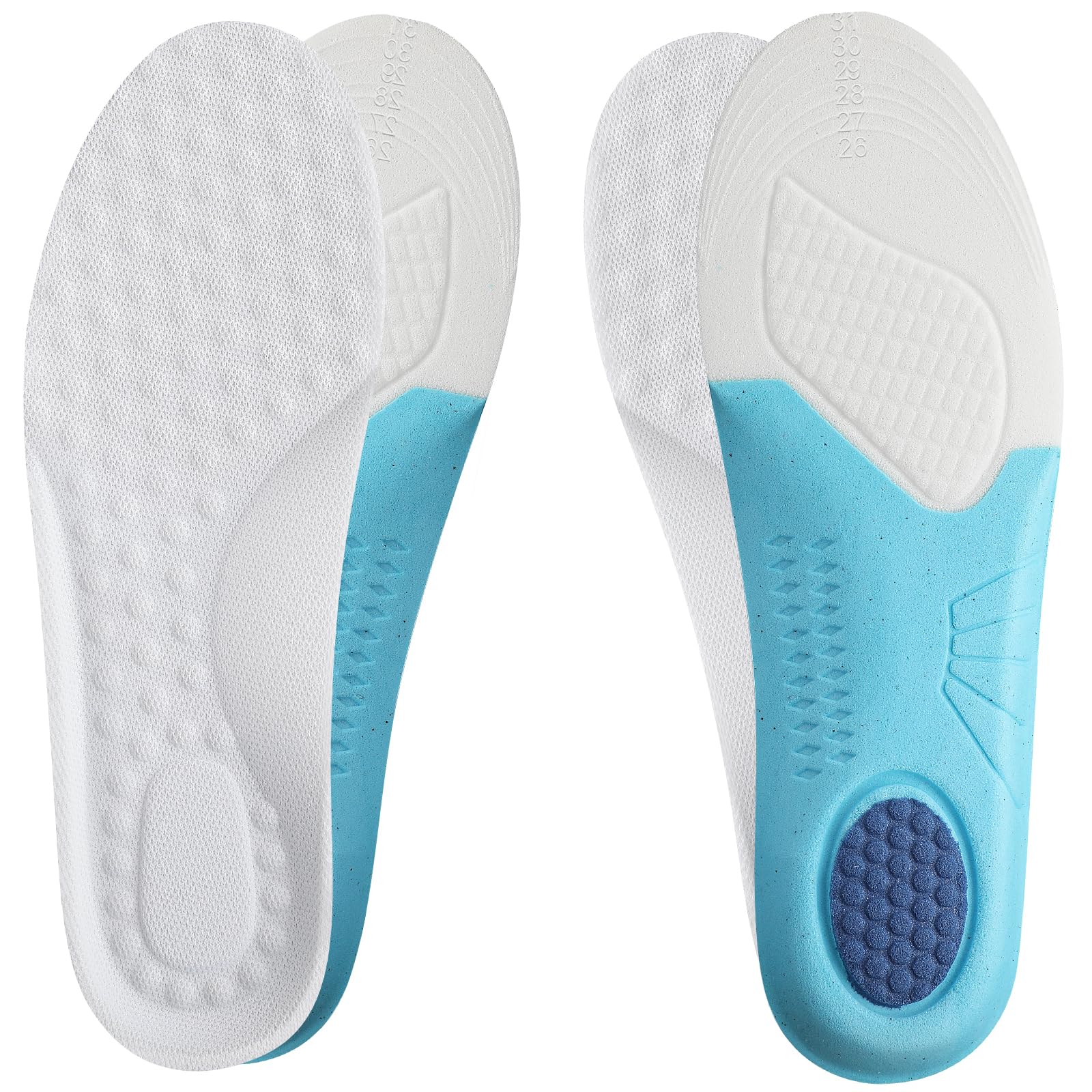 3 Paires Semelles Intérieures Enfant Mémoire De Forme - Respirantes, Anti-Dérapantes, Taille Universelle