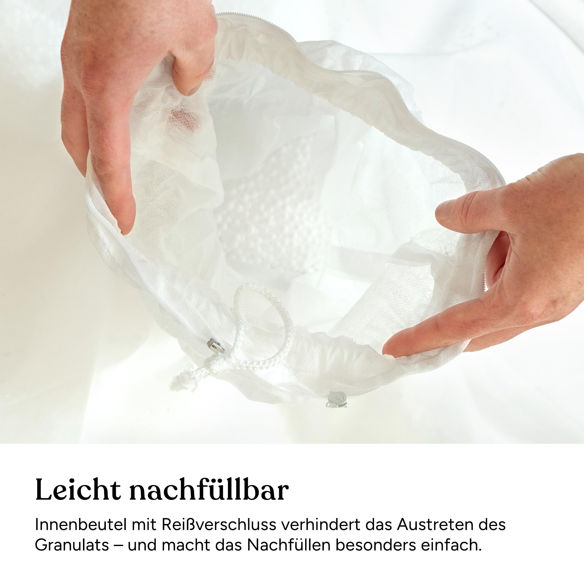 Ehrenkind® Sitzsack XXL aus Cord | Für Körpergrößen von ca. 140–190 cm | Bequem & ergonomisch | Weicher, abziehbarer Cordbezug | Natur