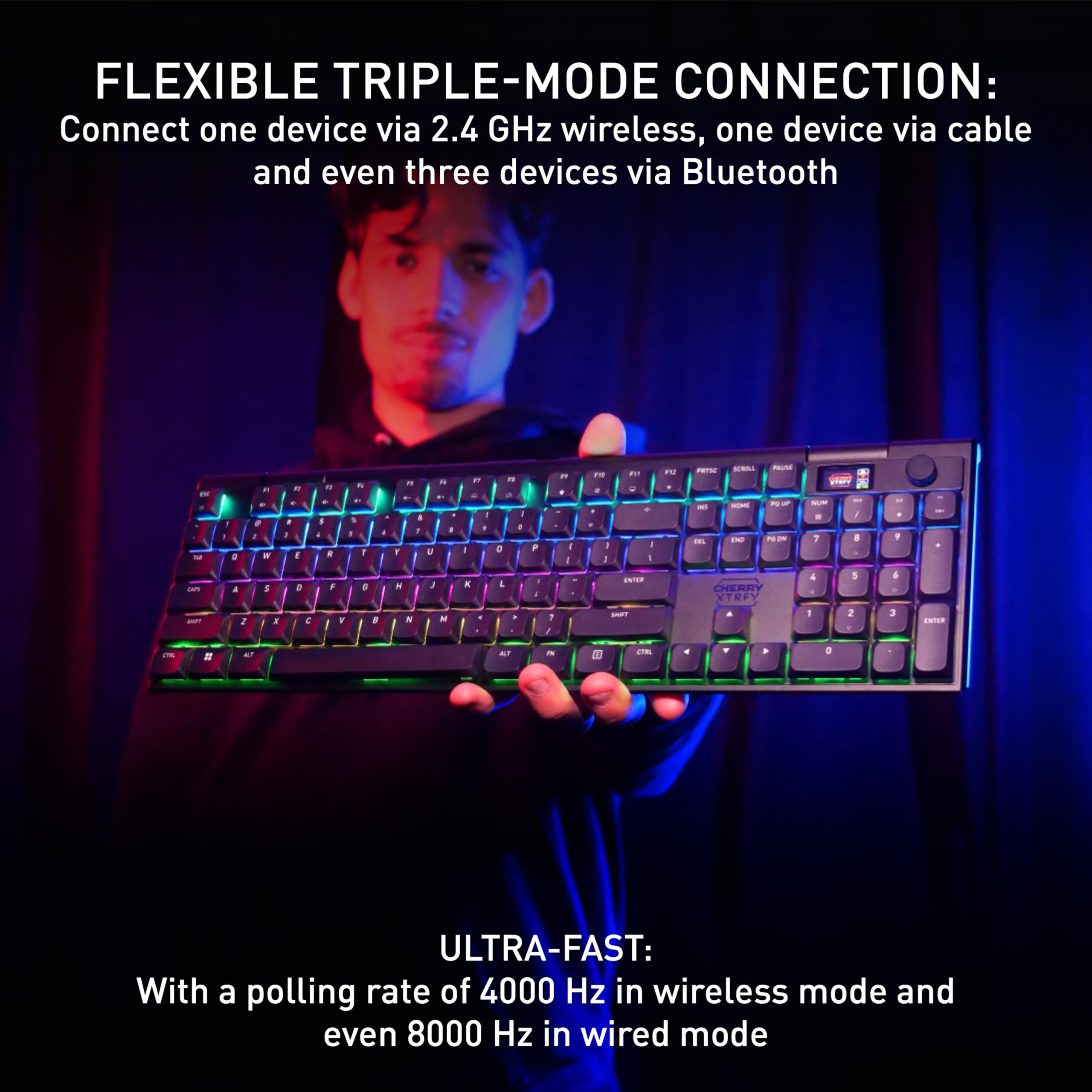 Amazon.com: CHERRY XTRFY MX 10.1 Wireless | Cordless Low-Profile