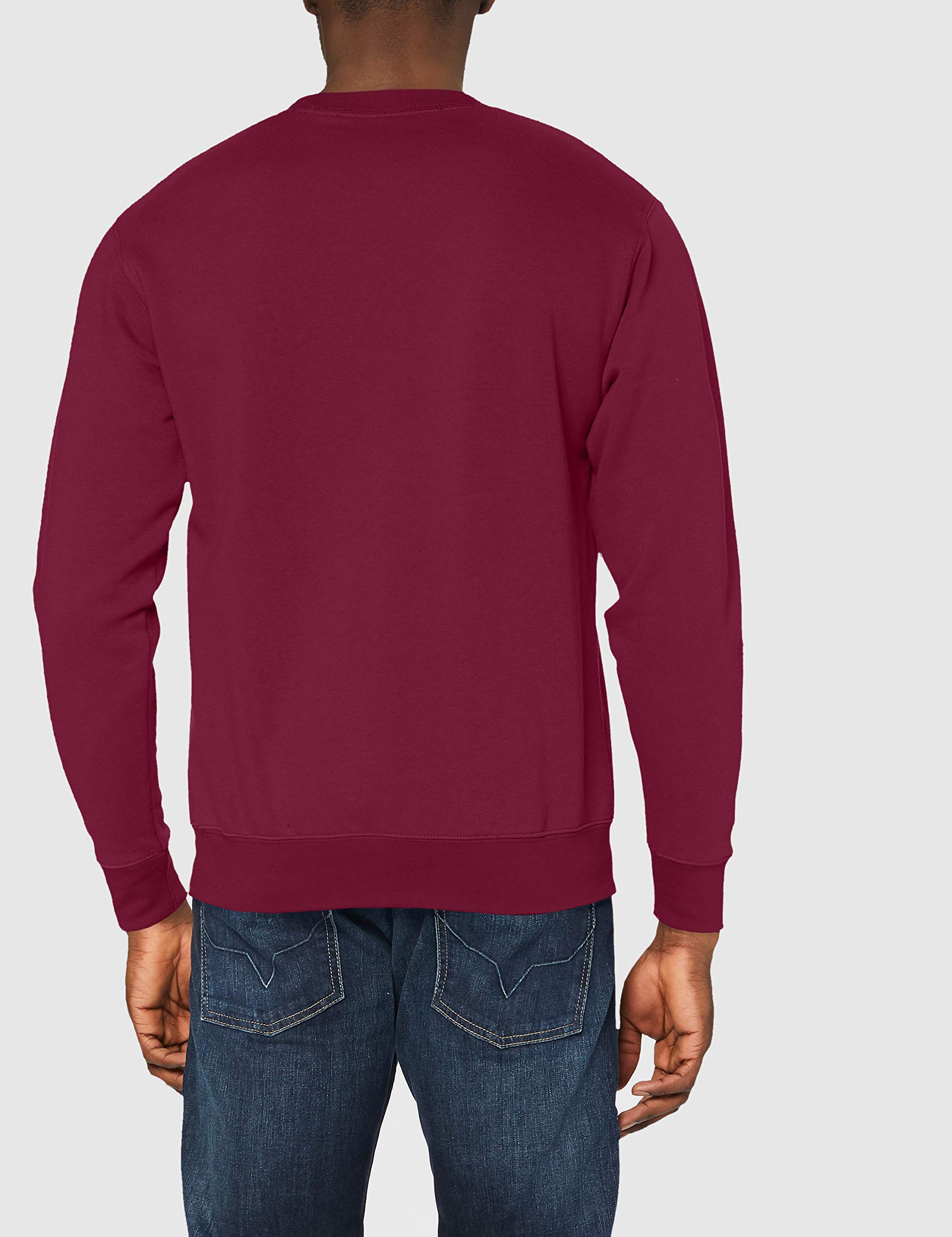 Fruit of the Loom Felpa Uomo, Rosso, XXL