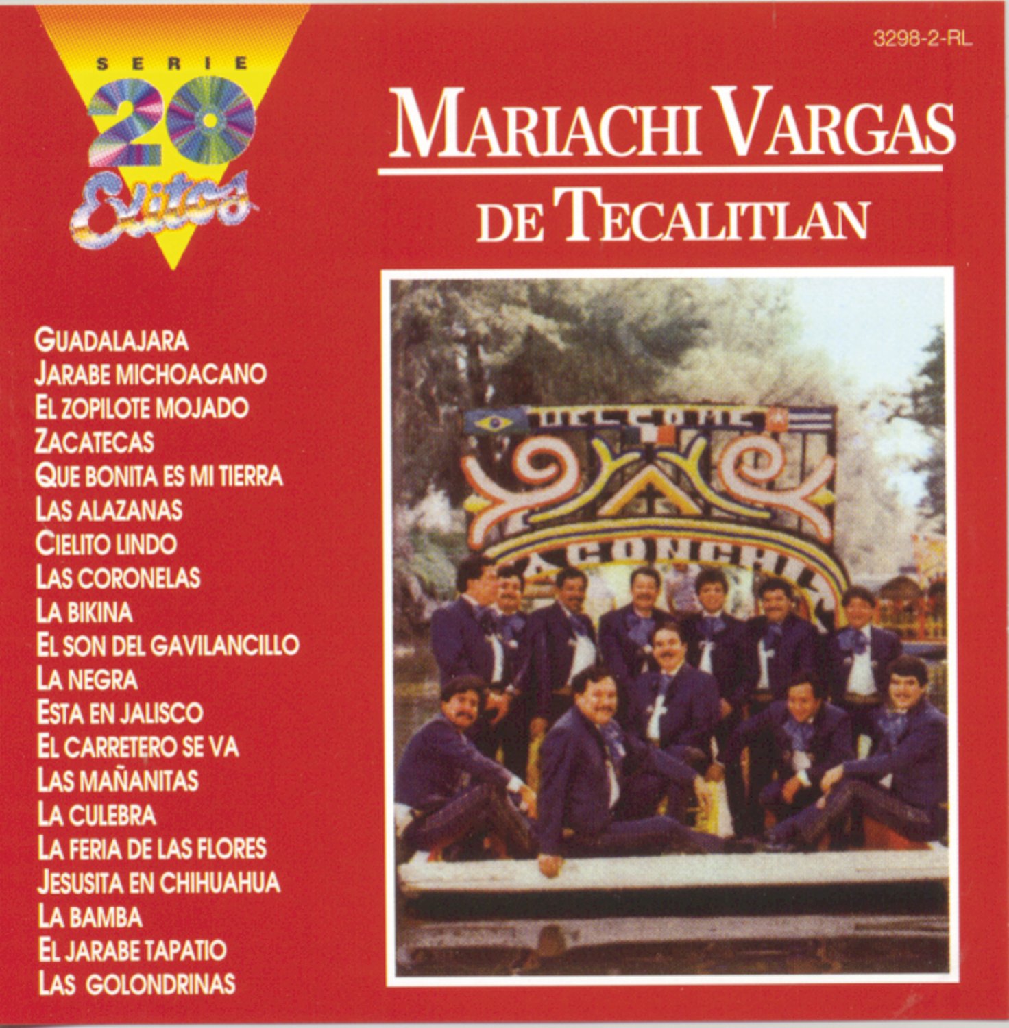 20 Exitos [Audio CD] Mariachi Vargas de Tecalitlan and Mariachi Vargas De Tecalitlan