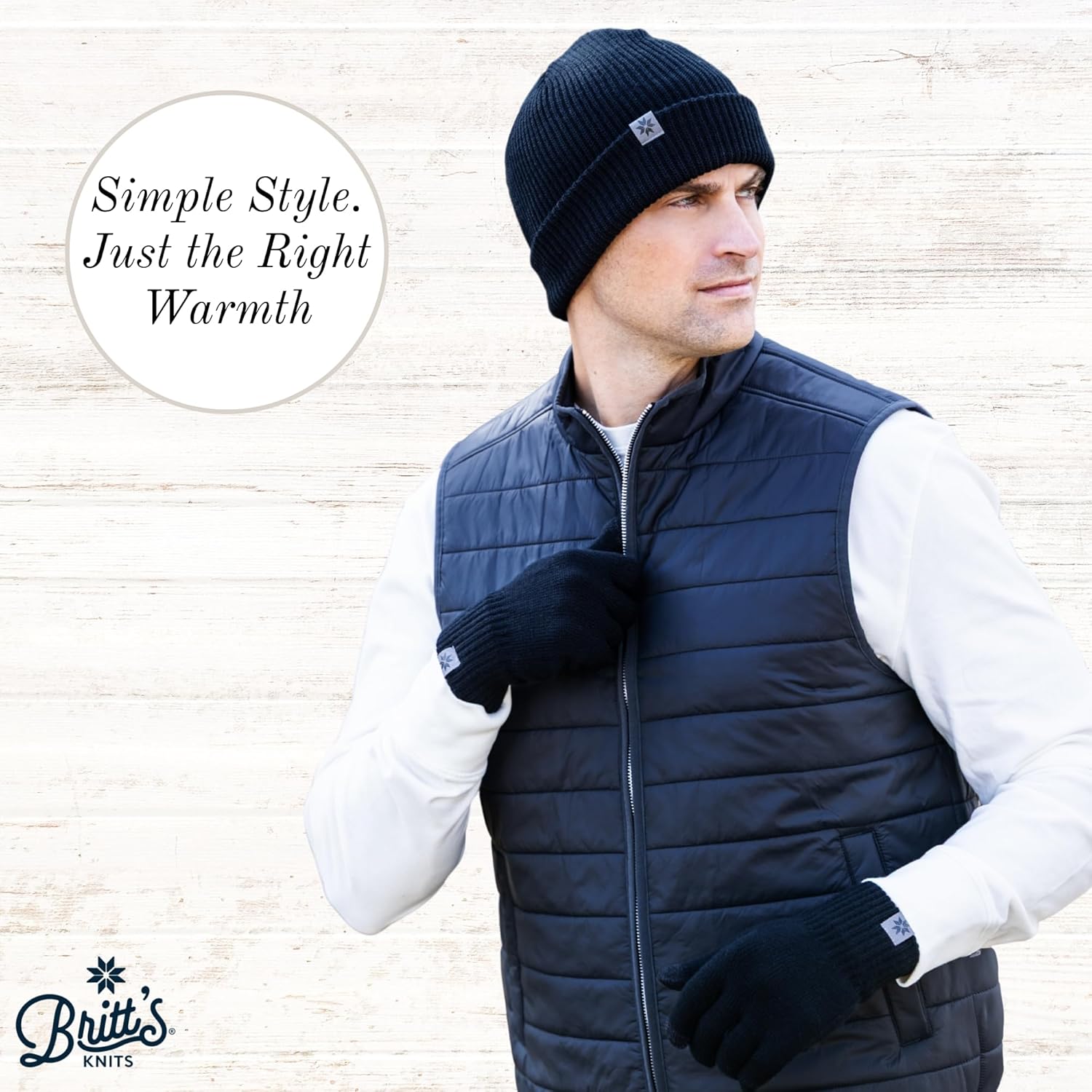 Britt's Knits Men's Craftsman Beanie Warm Winter Rib Knit Hat - Image 4