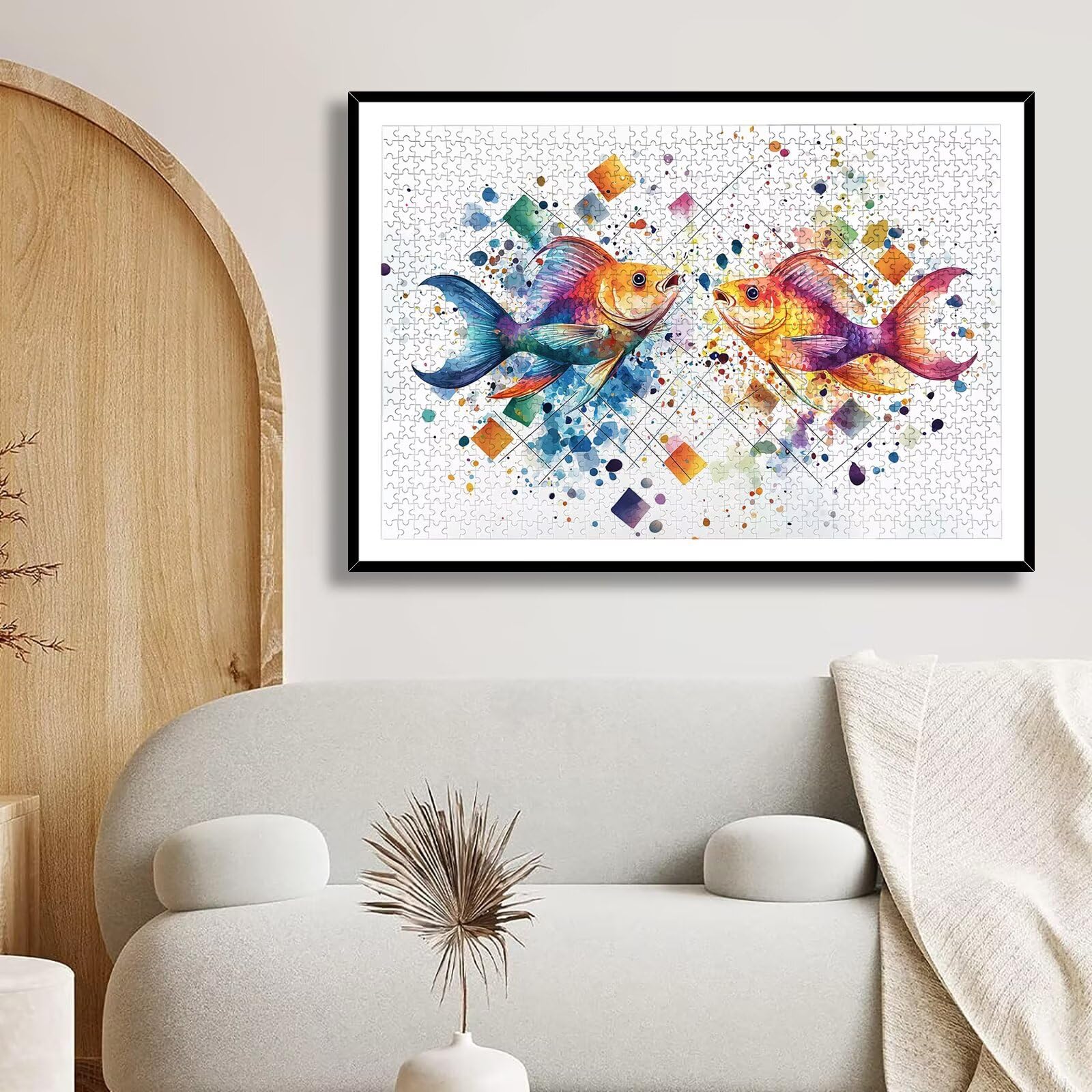 Puzzle 4000 Teile, Fantasie Puzzle 4000 Teile Erwachsene, Klassische Puzzles Tier, Holzpuzzle Erwachsene, Puzzlespiele für Die Ganze Familie, Geschenke für Frauen, Geschenke für Männer, Dekor, -6979