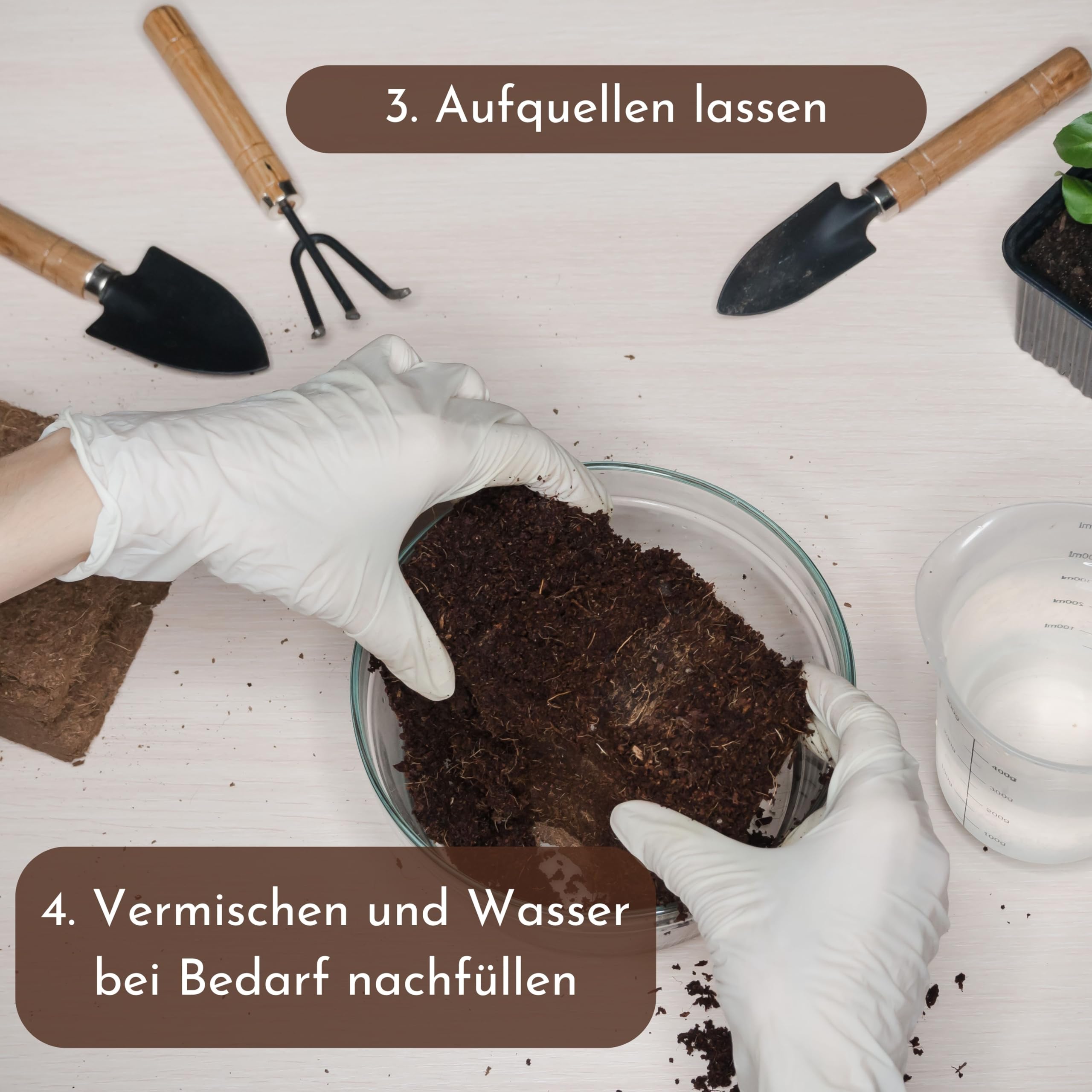 ProFlora® Kokoserde Terrarium Bodengrund gepresst 70l - Biologisch abbaubare, torffreie Erde aus Kokosfasern (1 Stück)