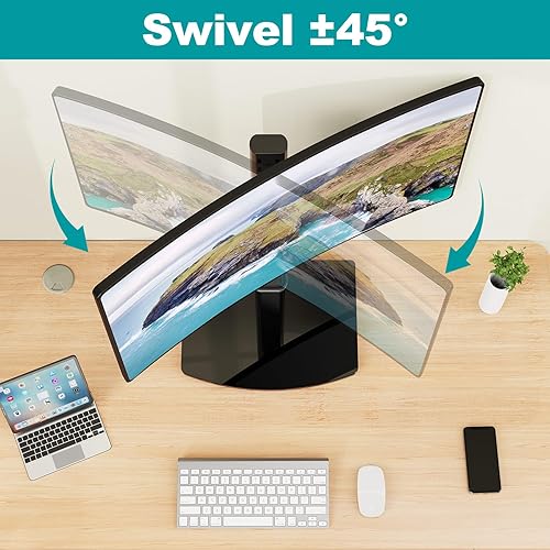 Miniatura 7 de MOUNT PRO Soporte vertical para monitor individual para pantalla ultraancha de máximo 42 pulgadas26.4 libras, soporte de escritorio independiente