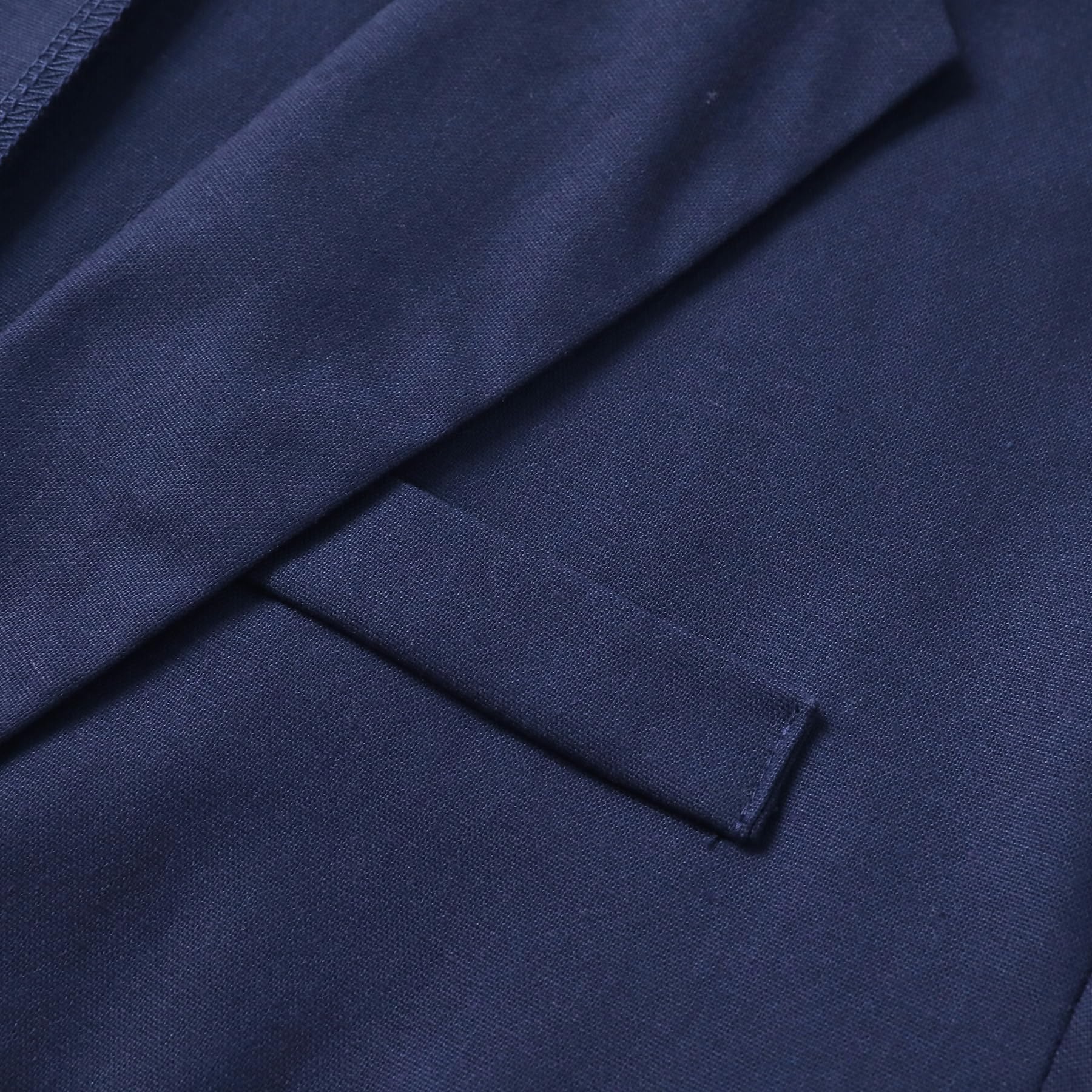 YFFUSHI Abito Uomo 2 Pezzi in Lino Misto 1 Bottone Revers a Punta Notch Lapel Taglio Classico Giacca e Pantalone Estate Casual