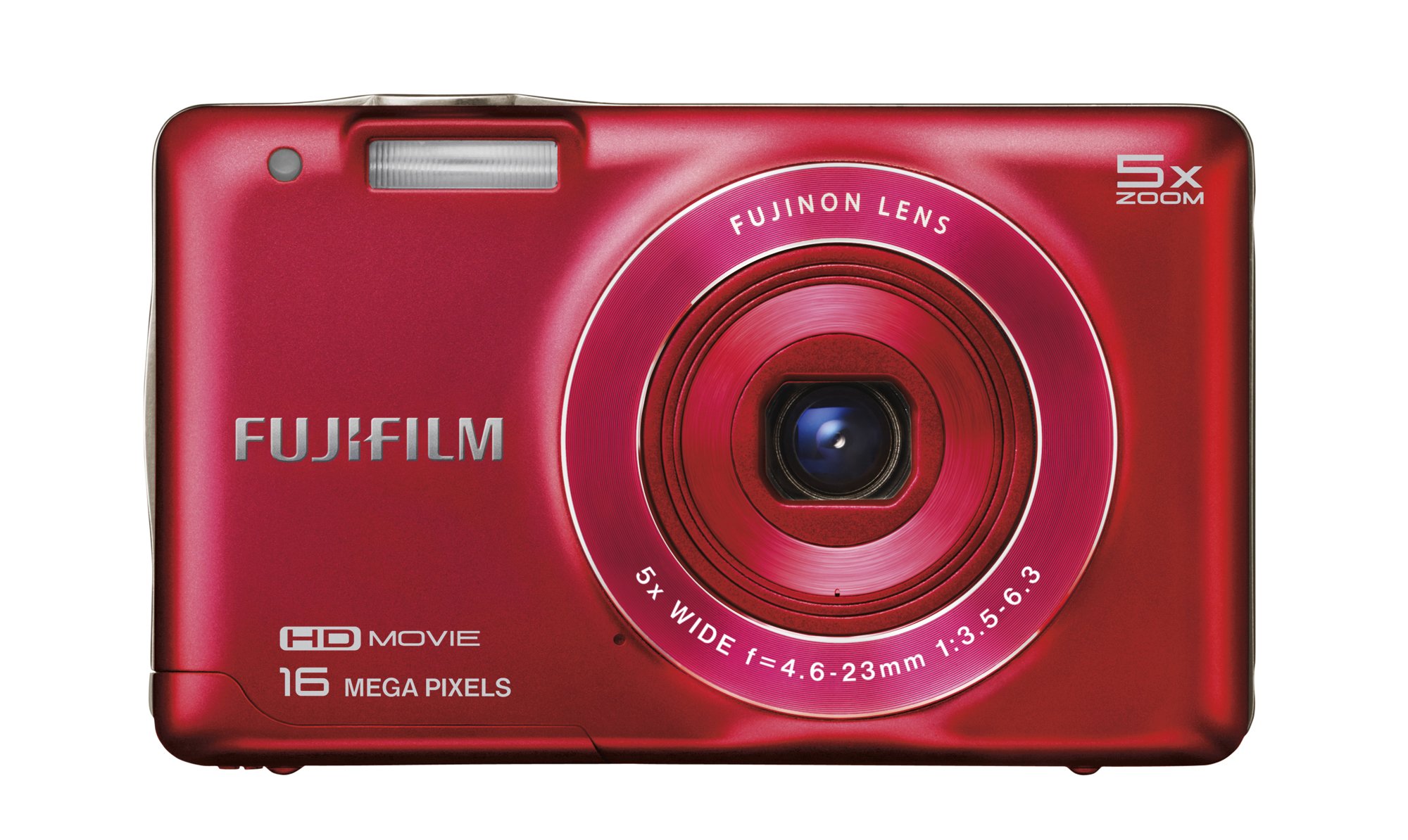 FUJIFILM FINEPIX F505EXR レッド Fuji FinePix JX660 720p HD Camera - Red (16MP, 5x Zoom, 26mm Wide