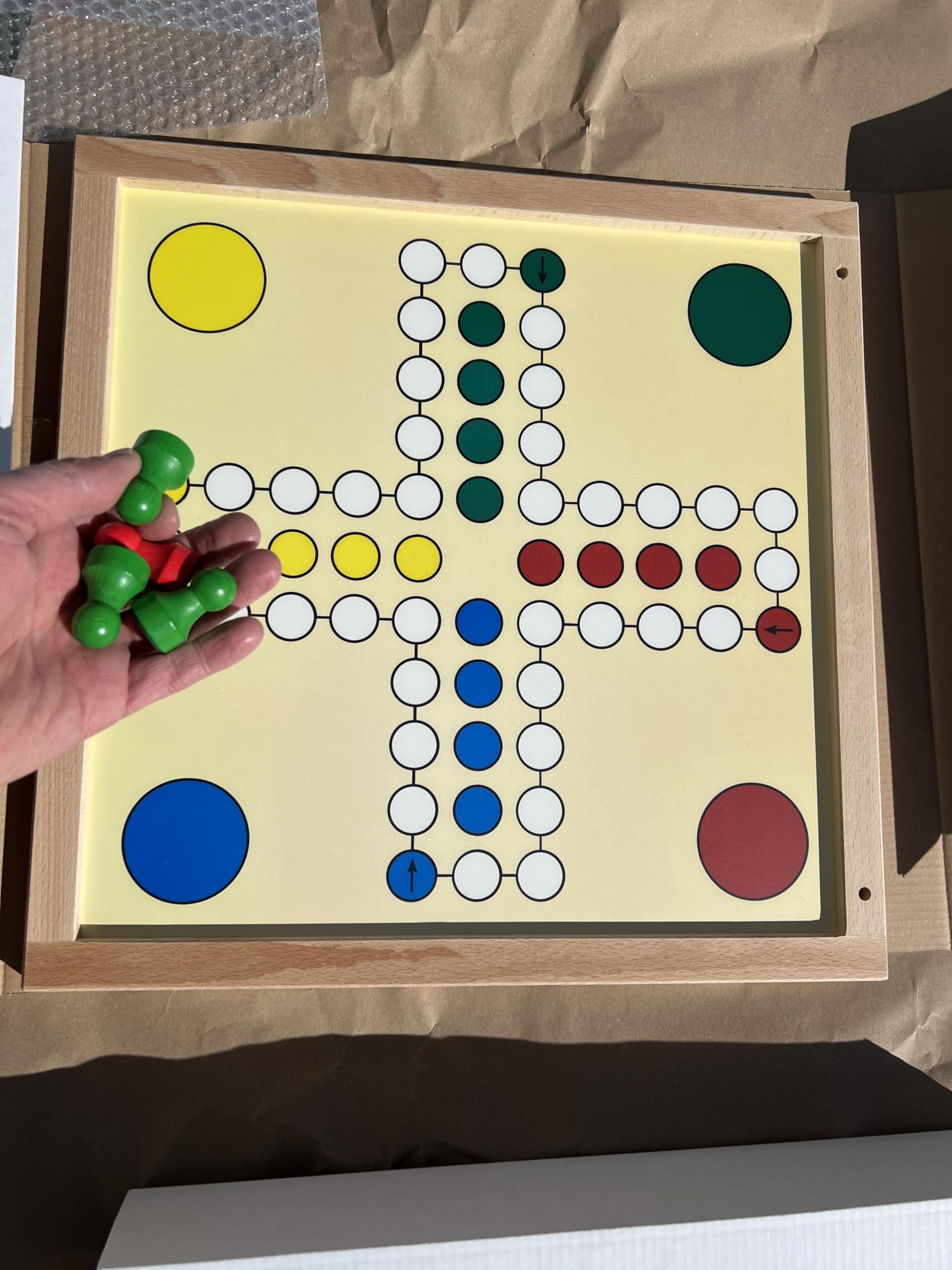 Oberschwäbische Magnetspiele Verflixt XXL – Senioren-Beschäftigungsspiel & Aktivierungsmodell, 50x50cm Holz, Therapie & Motorik