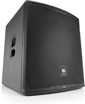 JBL Professional EON718S Subwoofer PA Potenciado con Bluetooth, 18 pulgadas, Eléctrico con Cable, Negro