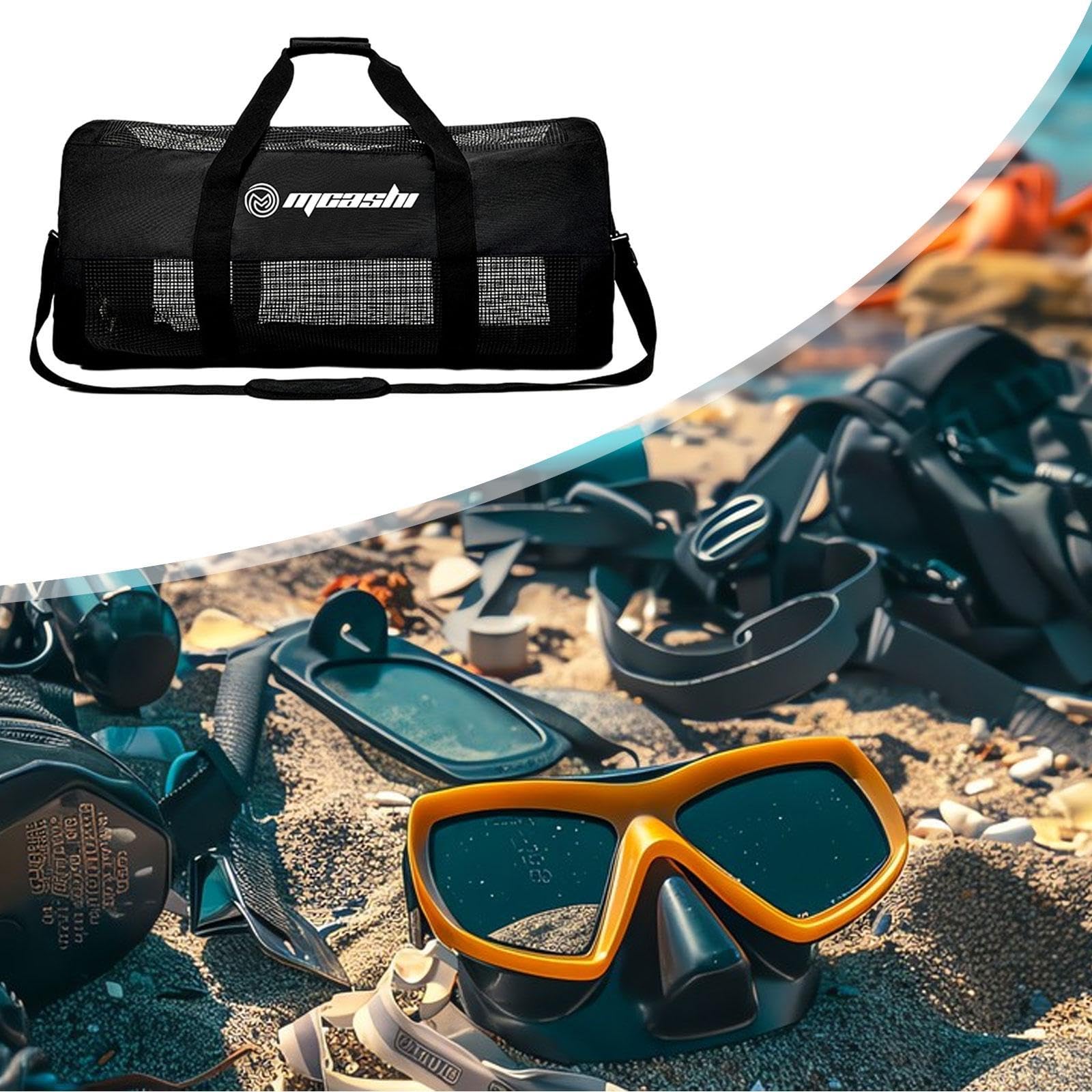 Fenteer Bolsa de Lona de Buceo de Buceo Mesh Dive Bag Dufly
