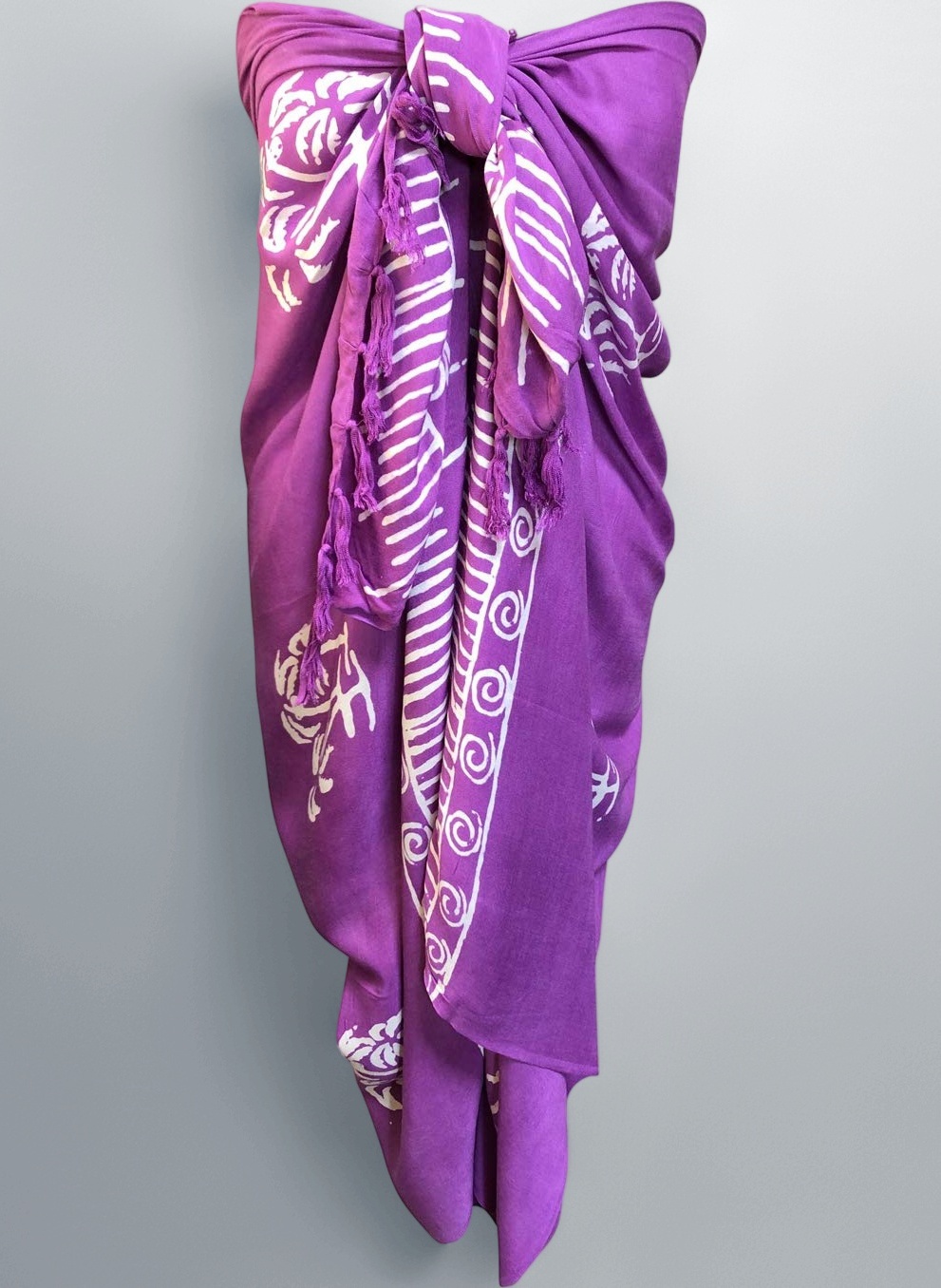 Central Chic Women's Large Fair Trade Bali Beach Sarong Sun Dress Shawl Stole Scarf