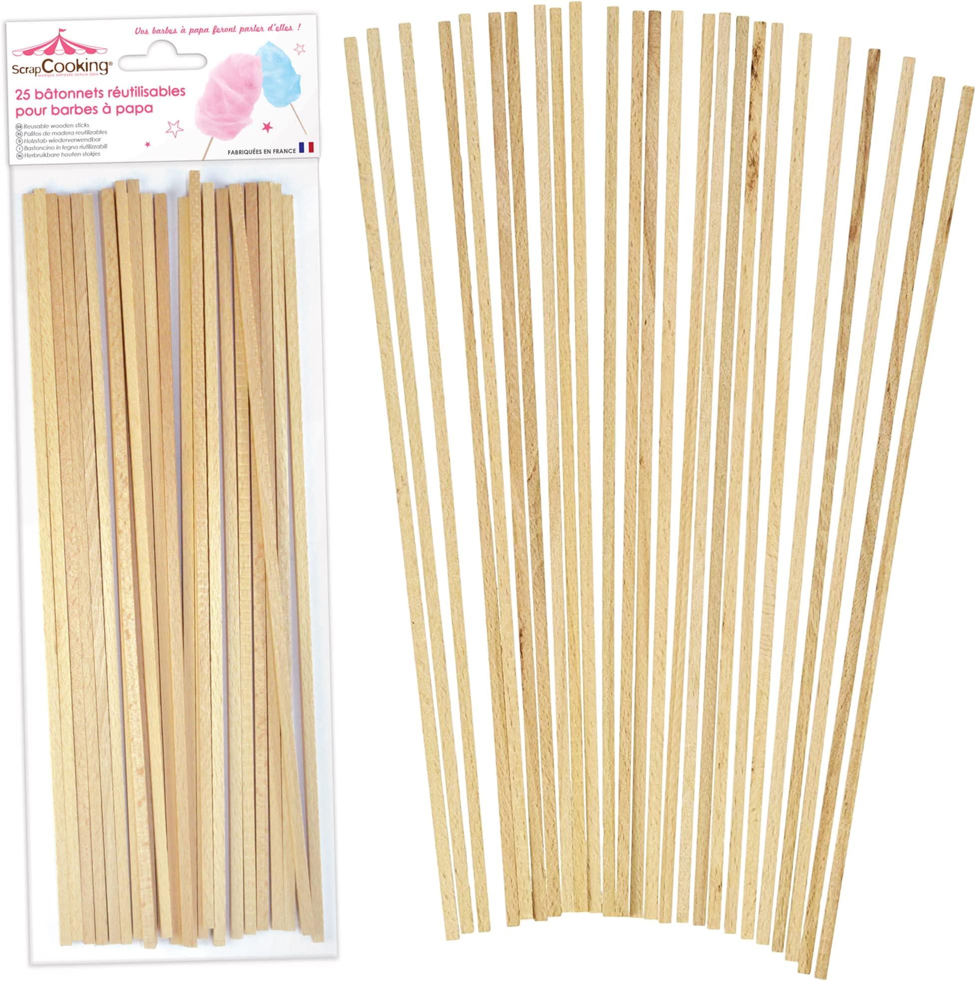 Youdoit 25 Chopsticks for Cotton Candy