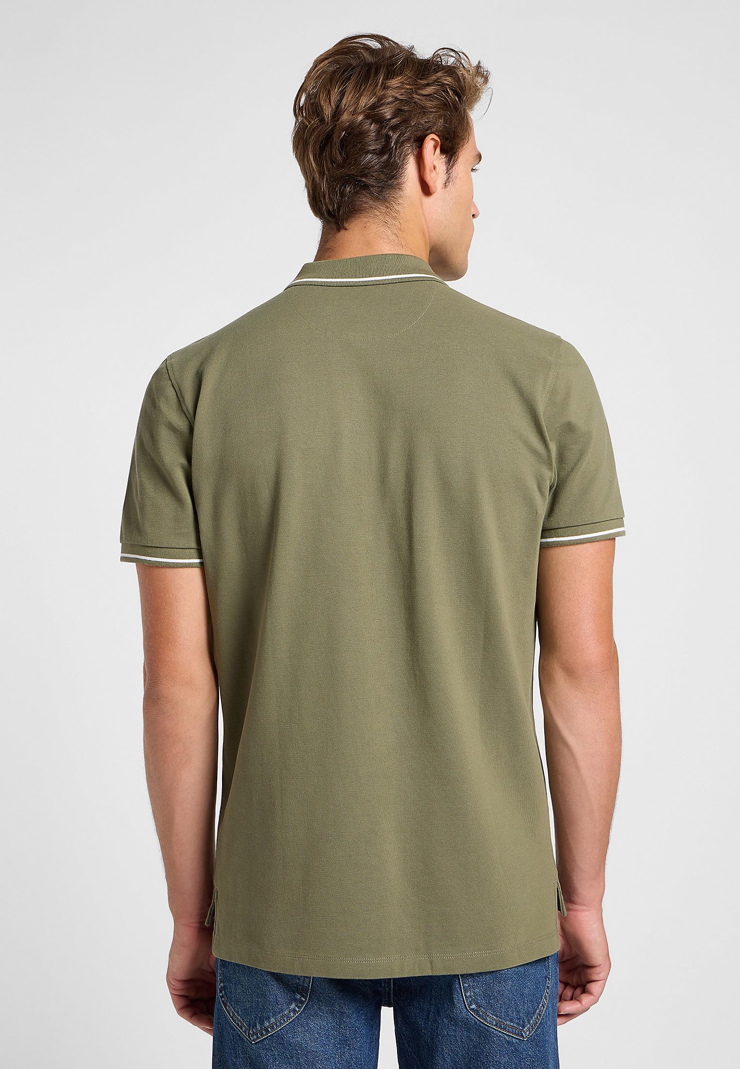 Lee Pique Polo T-Shirt Uomo (Pacco da 1)