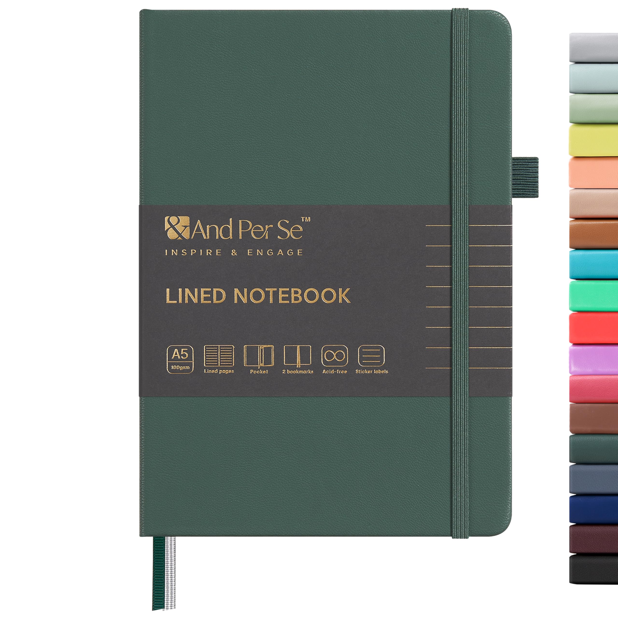 &And Per Se Lined Journal Notebook