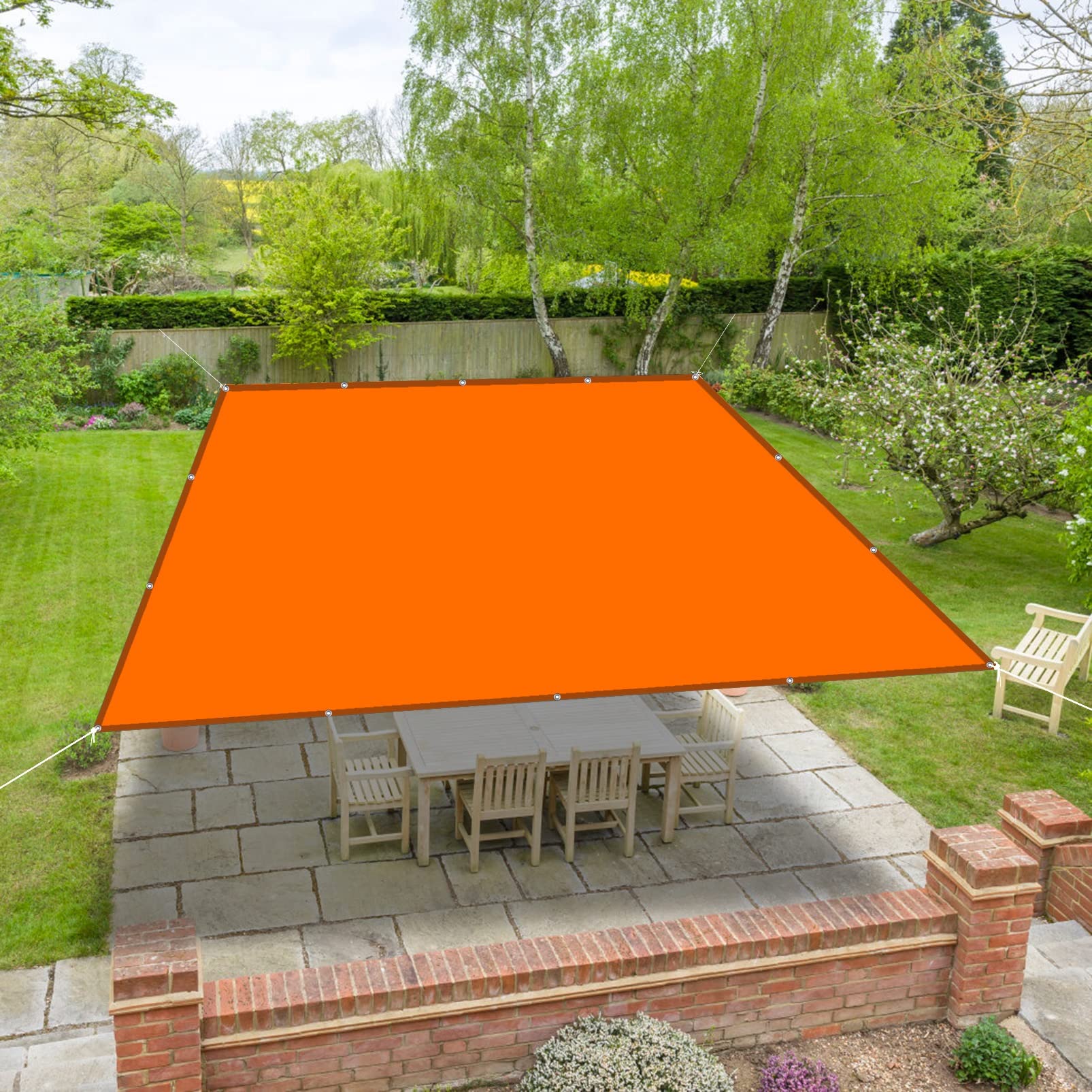 2023 Style Shade Sail 1.2 x 3.2 m Rectangle Waterproof UV Protection Dustproof and Sun Protection
