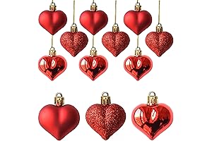 Captivating Red Heart Ornaments: Embracing Love and Celebration