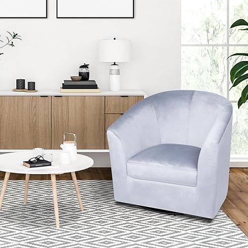 Miniatura 105 de Naomi Home Frida Silla moderna de mediados de siglo, sillas decorativas con marco de madera duradera para sala de estar, silla de lectura con