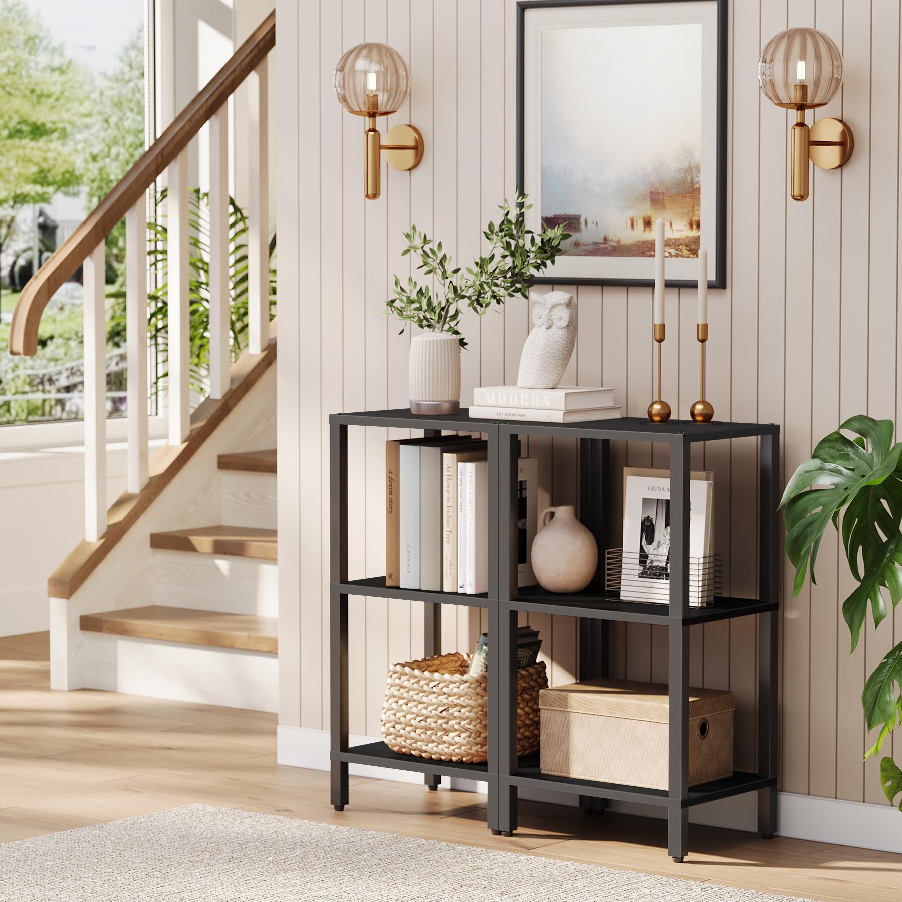 Amazon.com: TUTOTAK Bookshelf, 6-Tier Tall Narrow Book Shelf for