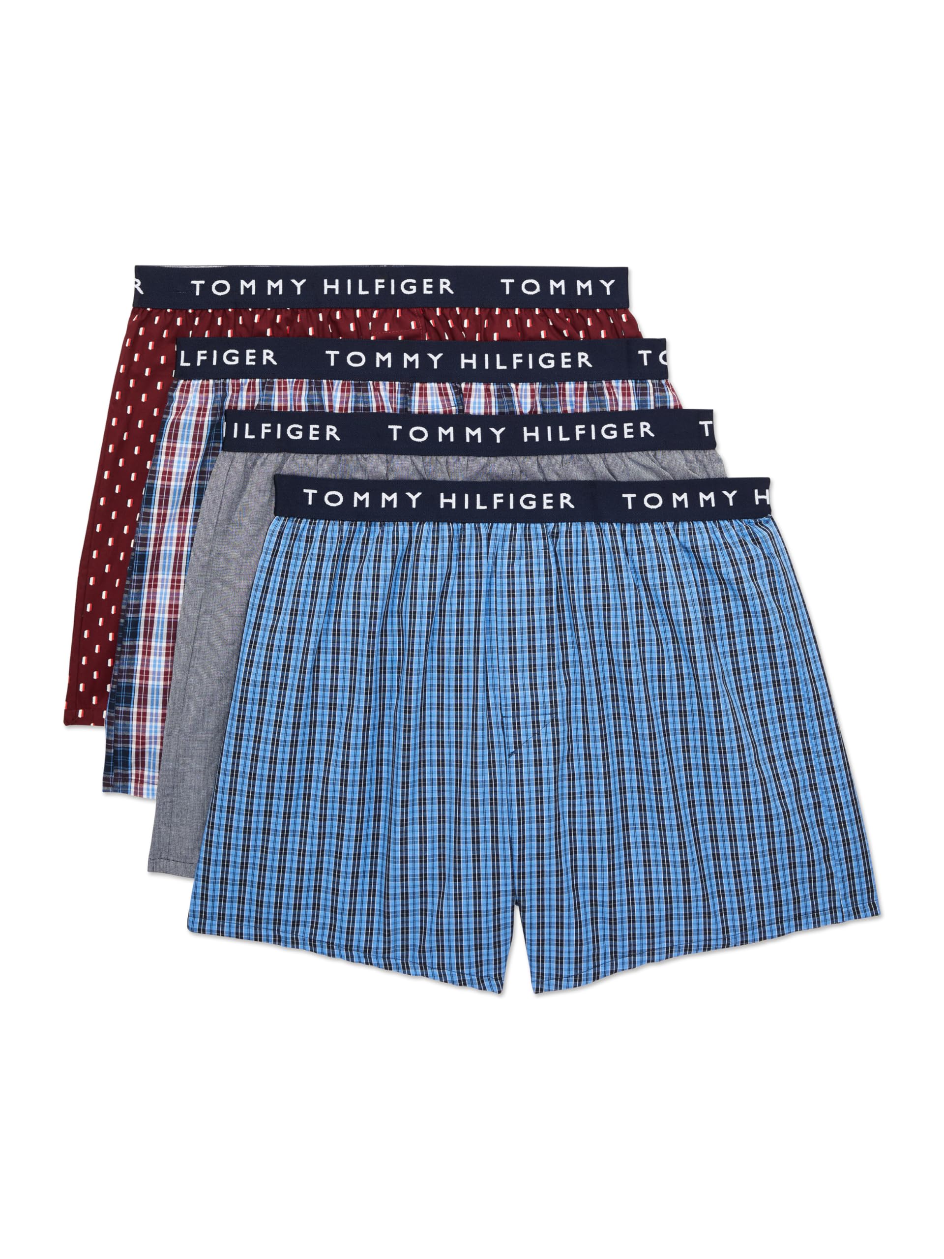 Tommy Hilfiger mens Cotton Classic 4-pack Woven Boxer