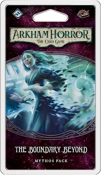 Arkham Horror The Card Game The Boundary Beyond Mythos Pack - Unravel Mysteries in a Shifting Reality! Cooperative LCG, Ages 14+, 1-4 Players, 1-2 Hour Playtime, Made by Fantasy Flight Games