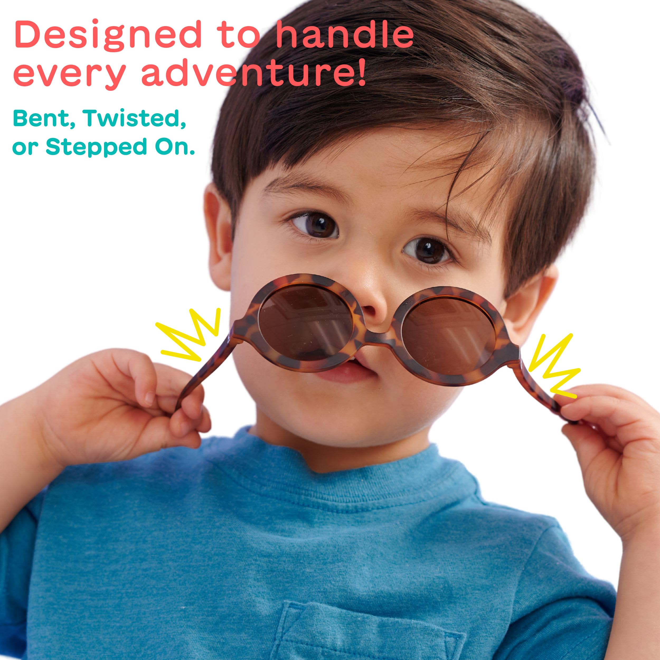 Babiators Lunettes de soleil pour bébé - UV400, Rose, Onesize (0-2yrs)