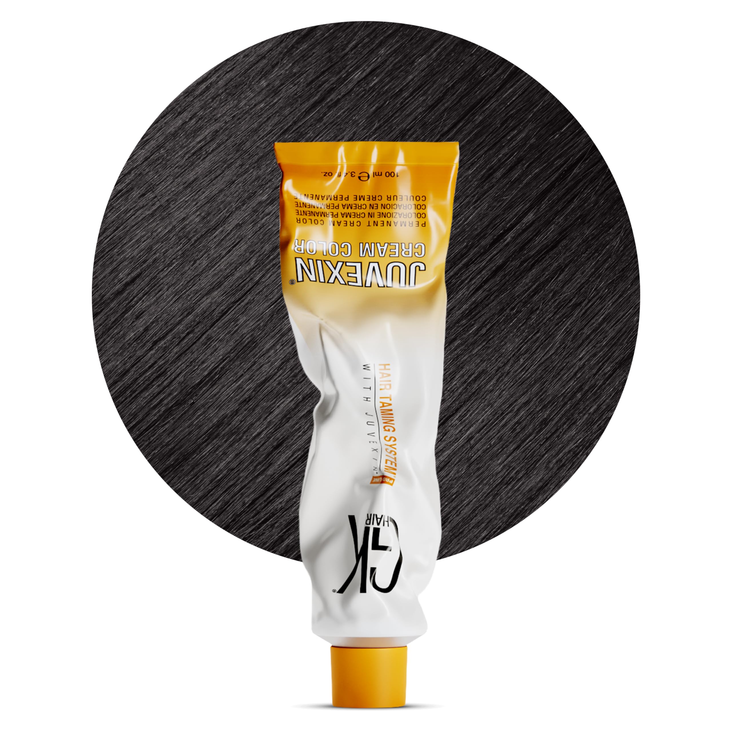 GK HAIR Global Keratin Professional Hair Color Cream Tube (3.4 Fl Oz/100ml) Nourishing & Cleansing Colors for Styling High Performance Long Lasting Semi Permanent Natural Toner Dye