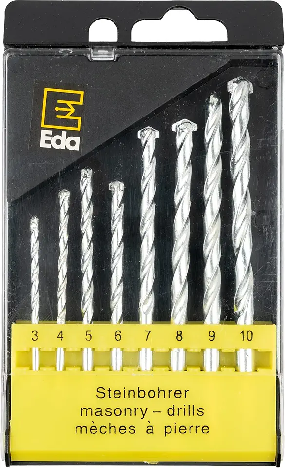 EDA Brocas Em Jogo Com 8 Peças Milímetros Eda
