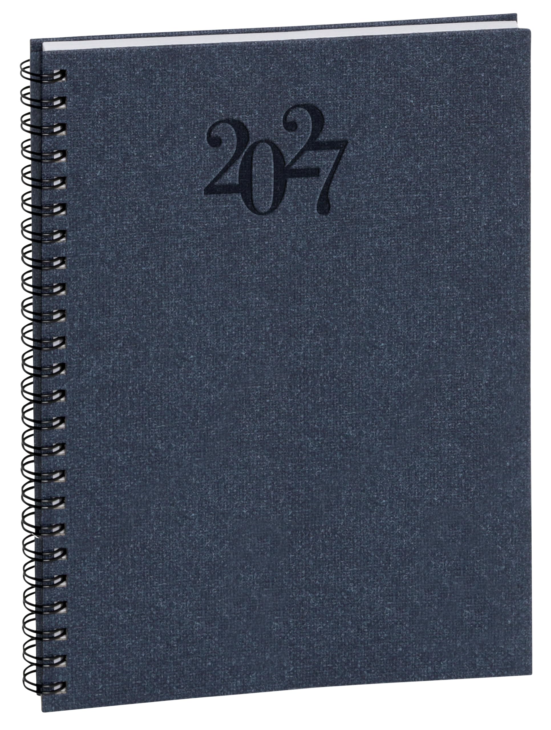 Exacompta 206422E - Agenda settimanale Visuel W Napura, 21 x 15 cm, colore blu, da gennaio a dicembre 2020