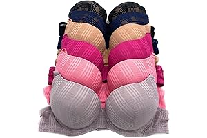 6 PCS ADD 2 CUP THICK PADDING Extreme Double PUSHUP 32B-40C Bra