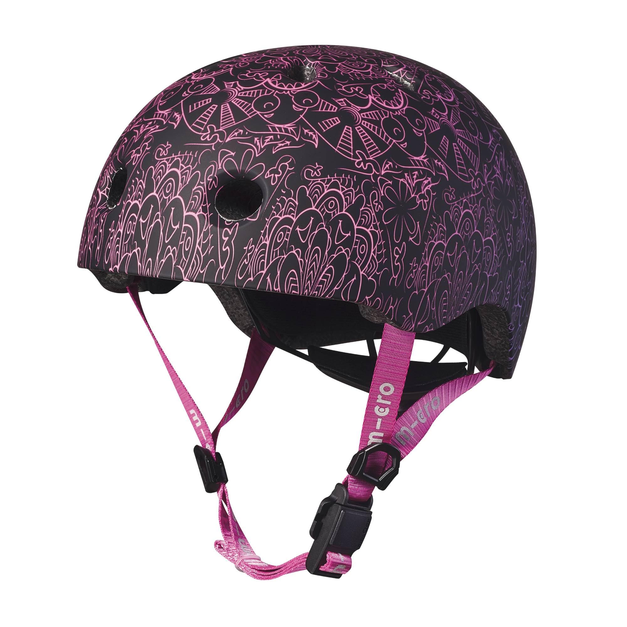 Micro® | Casco Infantil para Patinete o Bicicleta | Luz Trasera de Seguridad 3 Posiciones | Ultraligero 250 Gramos | Cierre Magnético | Niños y Niñas